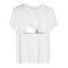 Niedlicher Eisbär Liebhaber Antarktis Arktis Eisbär Kochend T-Shirt