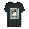 Süßer tupfender Pandabär-Liebhaber Tierkotztanz T-Shirt