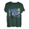 Starry Nigh Van Goght Sternennacht Kunst Aquarellfarben T-Shirt