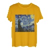 Starry Nigh Van Goght Sternennacht Kunst Aquarellfarben T-Shirt