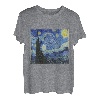 Starry Nigh Van Goght Sternennacht Kunst Aquarellfarben T-Shirt