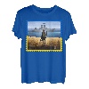 Briefmarke, Motiv: Flagge der Ukraine T-Shirt