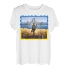 Briefmarke, Motiv: Flagge der Ukraine T-Shirt
