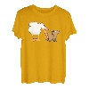 Pelican Tries to Eat Capybara Lustig Niedlich Kawaii Meme T-Shirt