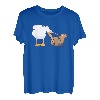 Pelican Tries to Eat Capybara Lustig Niedlich Kawaii Meme T-Shirt