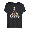 Hundebaum Weihnachten Nett Familien Geschenk Mädchen Jungen T-Shirt