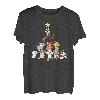 Hundebaum Weihnachten Nett Familien Geschenk Mädchen Jungen T-Shirt