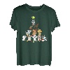 Hundebaum Weihnachten Nett Familien Geschenk Mädchen Jungen T-Shirt