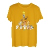 Hundebaum Weihnachten Nett Familien Geschenk Mädchen Jungen T-Shirt