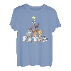 Hundebaum Weihnachten Nett Familien Geschenk Mädchen Jungen T-Shirt