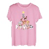 Hundebaum Weihnachten Nett Familien Geschenk Mädchen Jungen T-Shirt