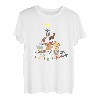 Hundebaum Weihnachten Nett Familien Geschenk Mädchen Jungen T-Shirt