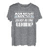 Warum verdrehst Du deine Augen... Lustiger Spruch Funny T-Shirt