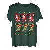 Dabbing Weihnachtsmann- und Elfenlichter, für Kinder, Mädchen, Jungen, Weihnachten T-Shirt