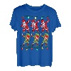 Dabbing Weihnachtsmann- und Elfenlichter, für Kinder, Mädchen, Jungen, Weihnachten T-Shirt