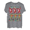 Dabbing Weihnachtsmann- und Elfenlichter, für Kinder, Mädchen, Jungen, Weihnachten T-Shirt