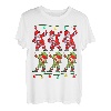 Dabbing Weihnachtsmann- und Elfenlichter, für Kinder, Mädchen, Jungen, Weihnachten T-Shirt