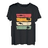 Retro Fliegenfischen Angler Fliegenfischer Anglerausrüstung T-Shirt