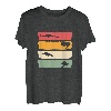 Retro Fliegenfischen Angler Fliegenfischer Anglerausrüstung T-Shirt