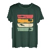 Retro Fliegenfischen Angler Fliegenfischer Anglerausrüstung T-Shirt