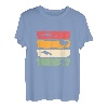 Retro Fliegenfischen Angler Fliegenfischer Anglerausrüstung T-Shirt
