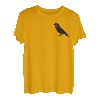 Dohle Krähe Schwarzer Heimischer Vogel Tier Illustration T-Shirt