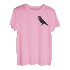 Dohle Krähe Schwarzer Heimischer Vogel Tier Illustration T-Shirt