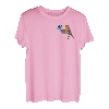Rotkehlchen mit Schmetterling Vogel Tierfreund Biologen T-Shirt
