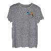 Rotkehlchen mit Schmetterling Vogel Tierfreund Biologen T-Shirt