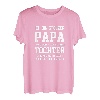 Herren stolzer Papa mit lieben Tochter | Geburtstagsgeschenk Vater T-Shirt