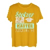 Stolzer Vater Master Absolvent Geschenke | Masterabschluss T-Shirt