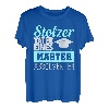Stolzer Vater Master Absolvent Geschenke | Masterabschluss T-Shirt