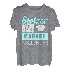 Stolzer Vater Master Absolvent Geschenke | Masterabschluss T-Shirt
