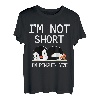 I'm Not Short I'm Penguin Größe Lustiger süßer Pinguin-Liebhaber T-Shirt