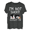 I'm Not Short I'm Penguin Größe Lustiger süßer Pinguin-Liebhaber T-Shirt