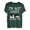 I'm Not Short I'm Penguin Größe Lustiger süßer Pinguin-Liebhaber T-Shirt