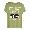 I'm Not Short I'm Penguin Größe Lustiger süßer Pinguin-Liebhaber T-Shirt