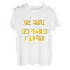 Herren Lustiges Geschenk Apero Damen T-Shirt Lustig T-Shirt