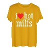 I Love Hot Milfs Lustiges rotes Herz Love Milfs Hot Mom Hunter T-Shirt