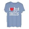 I Love Hot Milfs Lustiges rotes Herz Love Milfs Hot Mom Hunter T-Shirt