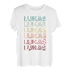 Vorname LUKAS Deutscher Junge Retro Geburtstag Namensschild T-Shirt
