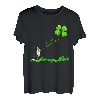 Irish Lucky with Boston Terrier T-Shirt Boston Terrier T-Shirt