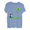Irish Lucky with Boston Terrier T-Shirt Boston Terrier T-Shirt