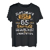 September 1957 Lustige Geschenke 65 Geburtstag Männer Frauen T-Shirt