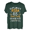 September 1957 Lustige Geschenke 65 Geburtstag Männer Frauen T-Shirt