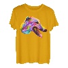 Englischer Windhund buntes Pop Art Porträt für Hundebesitzer T-Shirt