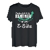 Herren Rentner Geschenk Shirt Fahrrad E-Bike E Bike Radfahrer