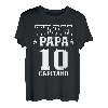 Herren Team Papst #10 Kapitän Kapitän Fußball Vatertag T-Shirt