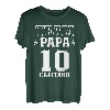 Herren Team Papst #10 Kapitän Kapitän Fußball Vatertag T-Shirt