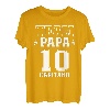 Herren Team Papst #10 Kapitän Kapitän Fußball Vatertag T-Shirt